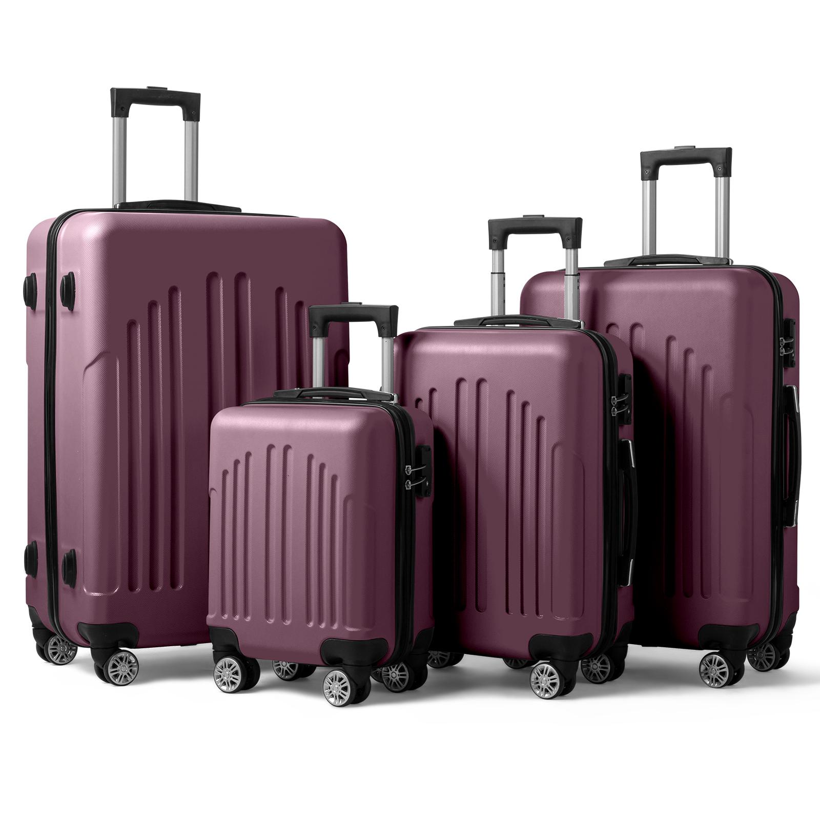 Vertical Striped Four In One Suitcase - Image 5