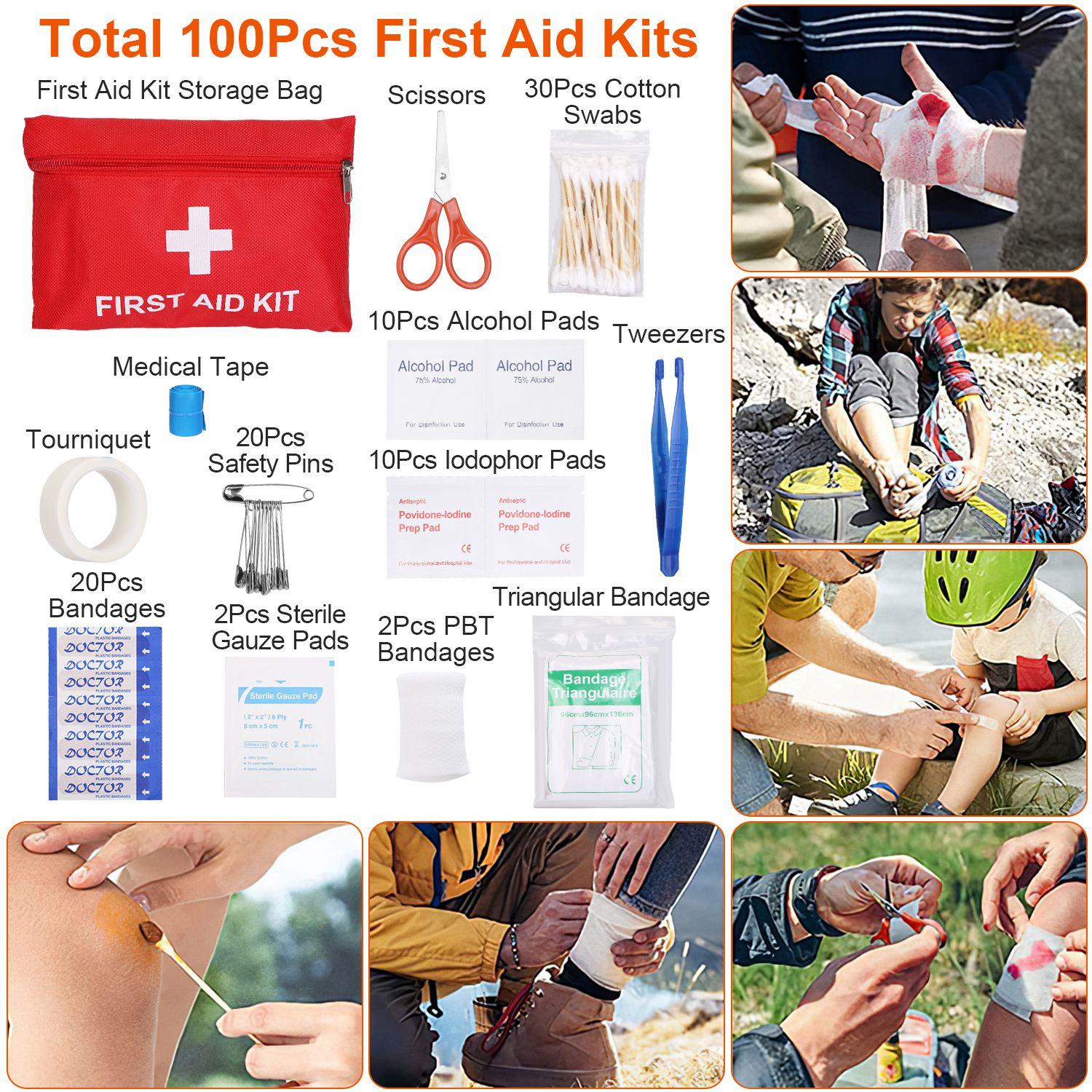 125 In 1 Survival Kit, Professional Survival Equipment, Equipment, Tools, First Aid Supplies, For SOS Emergency Tactical Hiking, Hunting, Disaster, Camping Expedition - Not Shipped On Weekends - Image 5