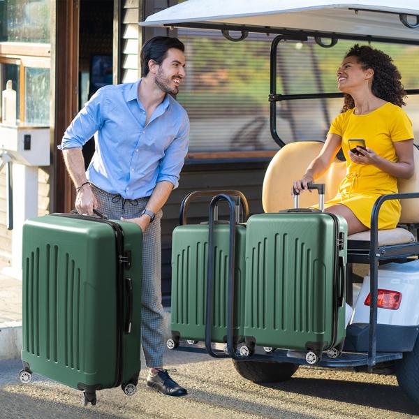 Vertical Stripe Four In One Suitcase - Image 9