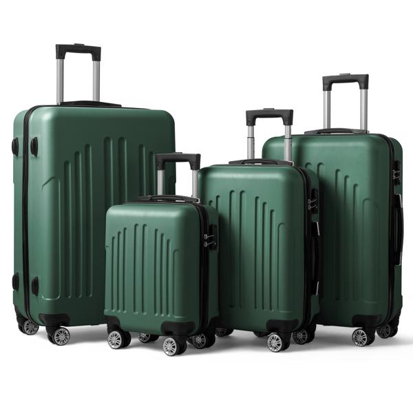 Vertical Stripe Four In One Suitcase - Image 6