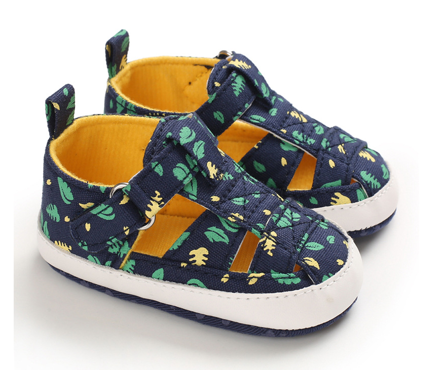 0-1 Year Old Boys And Girls Sandals Casual Breathable Hollow Soft Soled Baby Shoes 3-6-9 Months Walking Shoes - Image 5