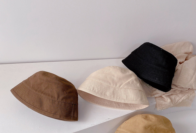 South Korea'S Same Style Baby Boys And Girls Spring And Autumn Vintage Fisherman Hat 1-3 Year Old Visor Hat - Image 2