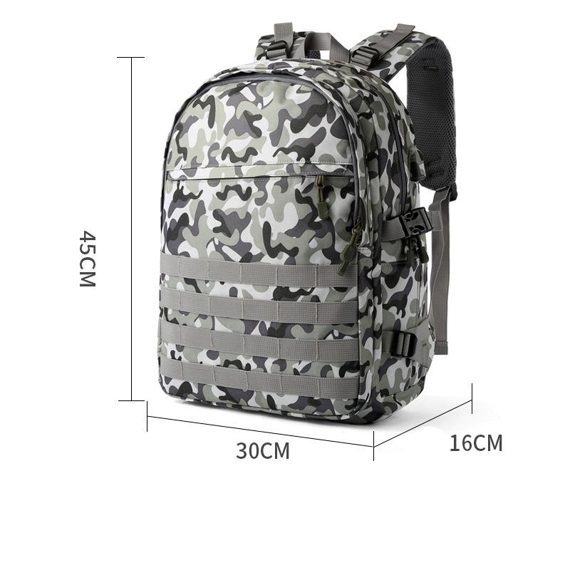 Playerunknown'S Battlegrounds Eating Chicken Level 3 Level 3 Bag Zipper Men With Backpack - Image 4