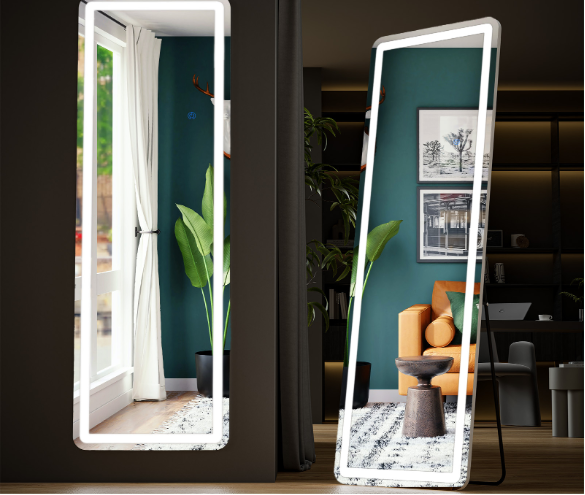 3 Color Lighting Mirror With LED Lights - Image 4