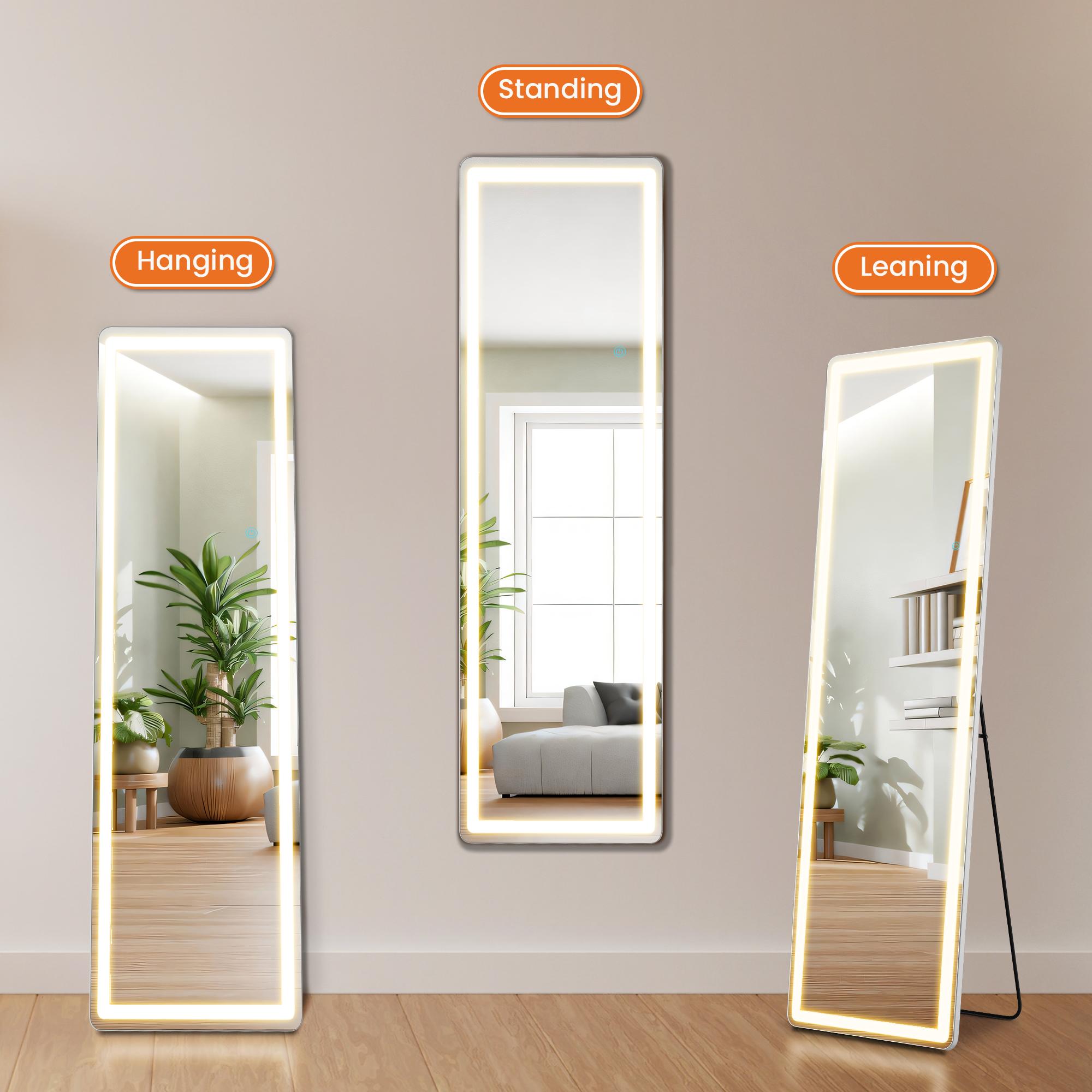3 Color Lighting Mirror With LED Lights - Image 6