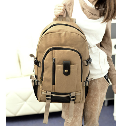 Men's Backpacks Canvas Backpack Student Bags - Image 10