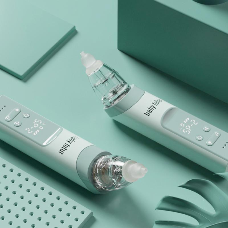 Nasal Aspirator Baby Electric Nasal Aspirator Newborn Baby Nose Cleaner Beauty Instrument Blackhead Remover Bab 2 In 1