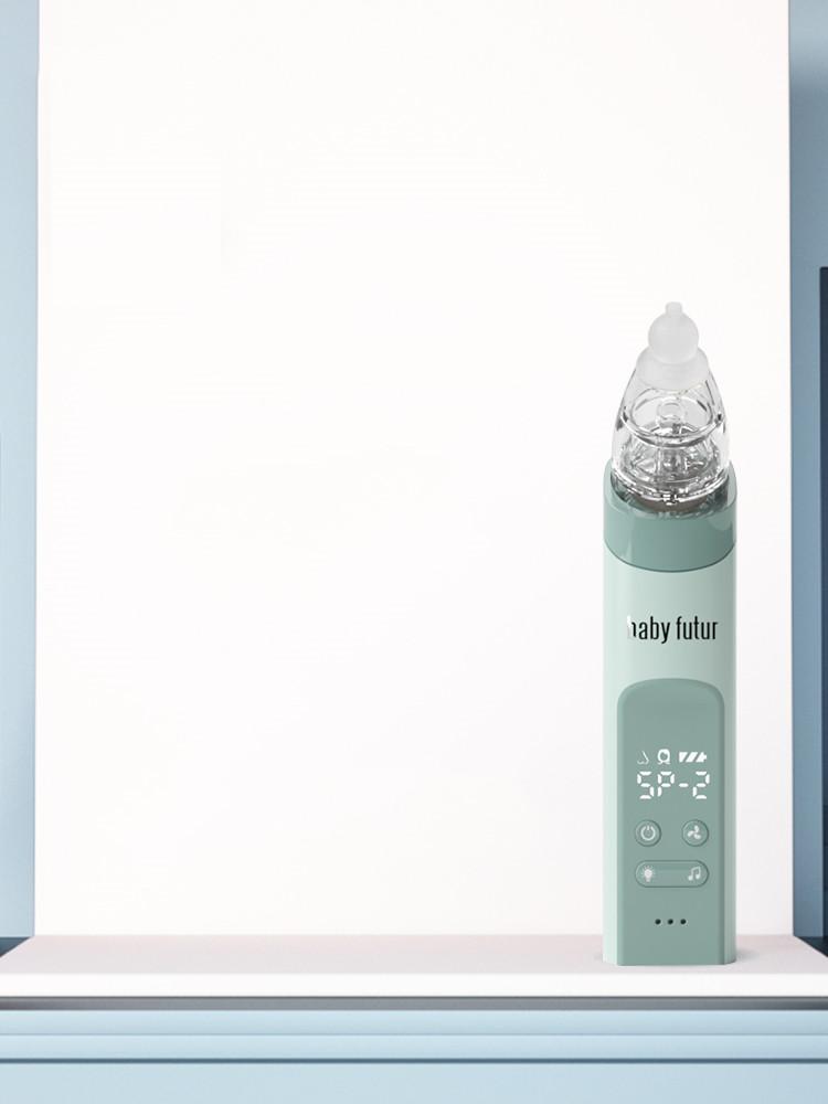 Nasal Aspirator Baby Electric Nasal Aspirator Newborn Baby Nose Cleaner Beauty Instrument Blackhead Remover Bab 2 In 1 - Image 4