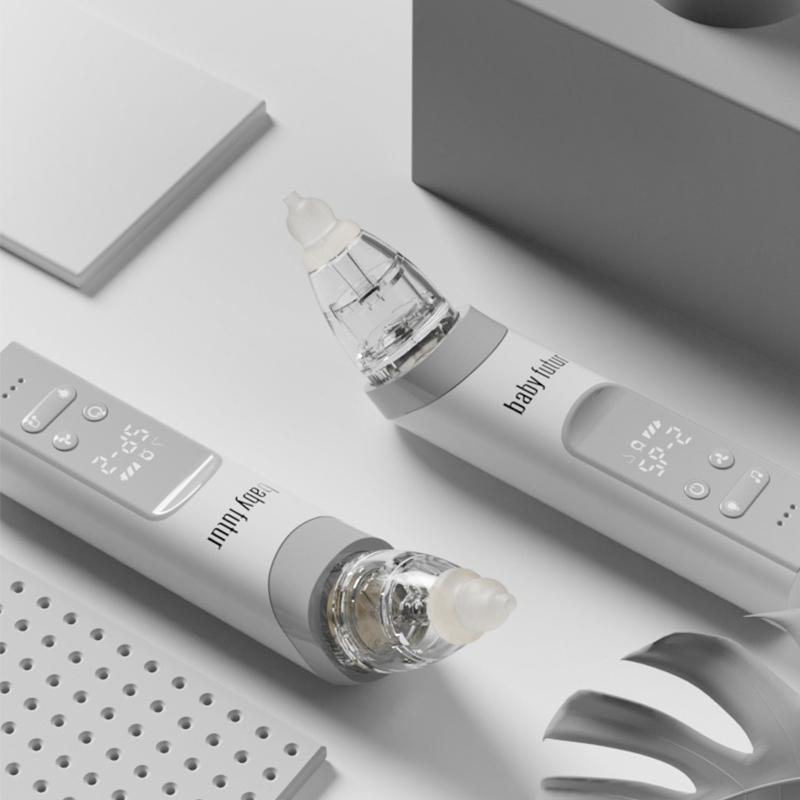 Nasal Aspirator Baby Electric Nasal Aspirator Newborn Baby Nose Cleaner Beauty Instrument Blackhead Remover Bab 2 In 1 - Image 8