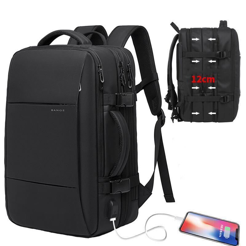 Foldable Large Capacity Business Backpack Men's Travel Bag Waterproof Backpack - Image 2