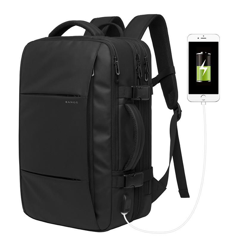 Foldable Large Capacity Business Backpack Men's Travel Bag Waterproof Backpack - Image 8