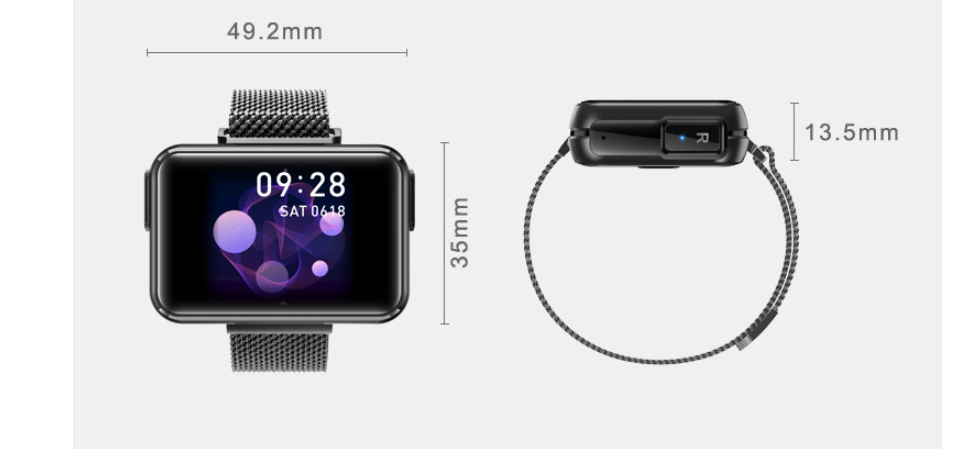 2 in 1 T91 Smart Watch Wireless Bluetooth Headset - Image 4