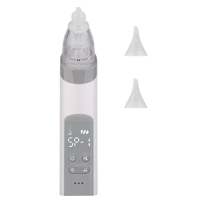 Nasal Aspirator Baby Electric Nasal Aspirator Newborn Baby Nose Cleaner Beauty Instrument Blackhead Remover Bab 2 In 1 - Image 9