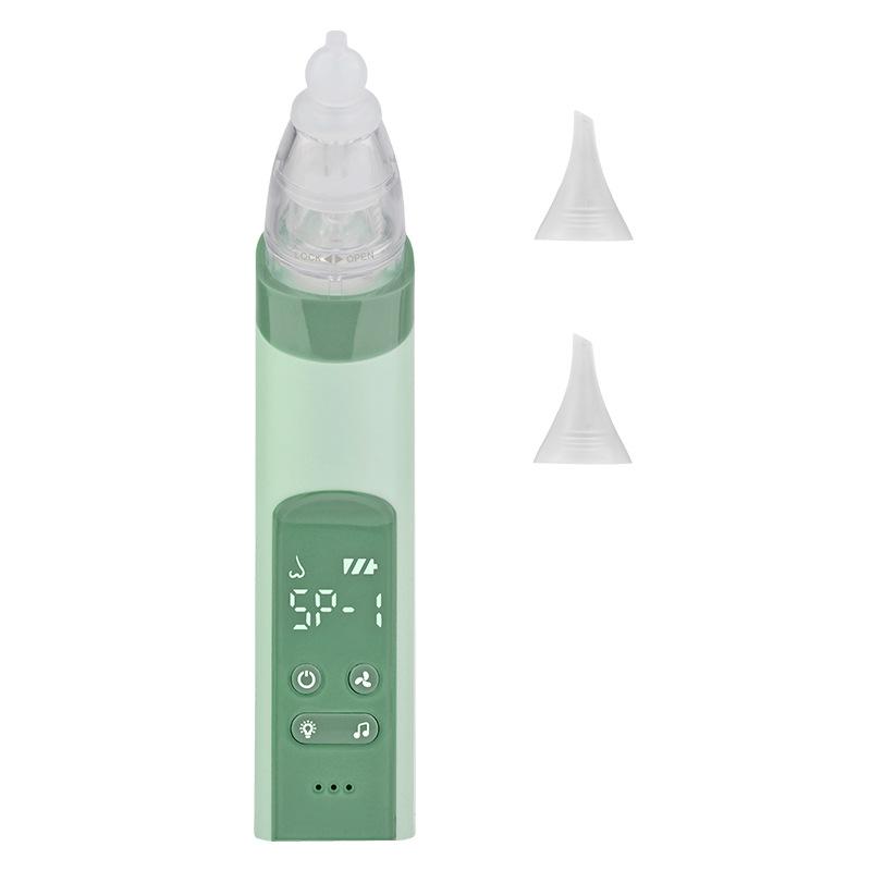 Nasal Aspirator Baby Electric Nasal Aspirator Newborn Baby Nose Cleaner Beauty Instrument Blackhead Remover Bab 2 In 1 - Image 7