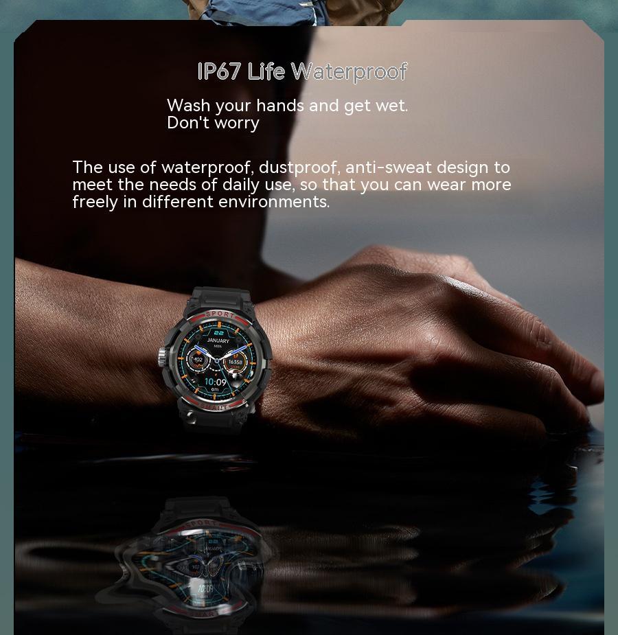 Smart Watch TWS Bluetooth Headset 2-in-1 GT100 Dual Call 128m Memory - Image 6