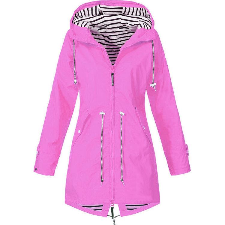 Zipper Women's Jacket 3-in-1 Outdoor Hooded Mountaineering Jacket - Image 2