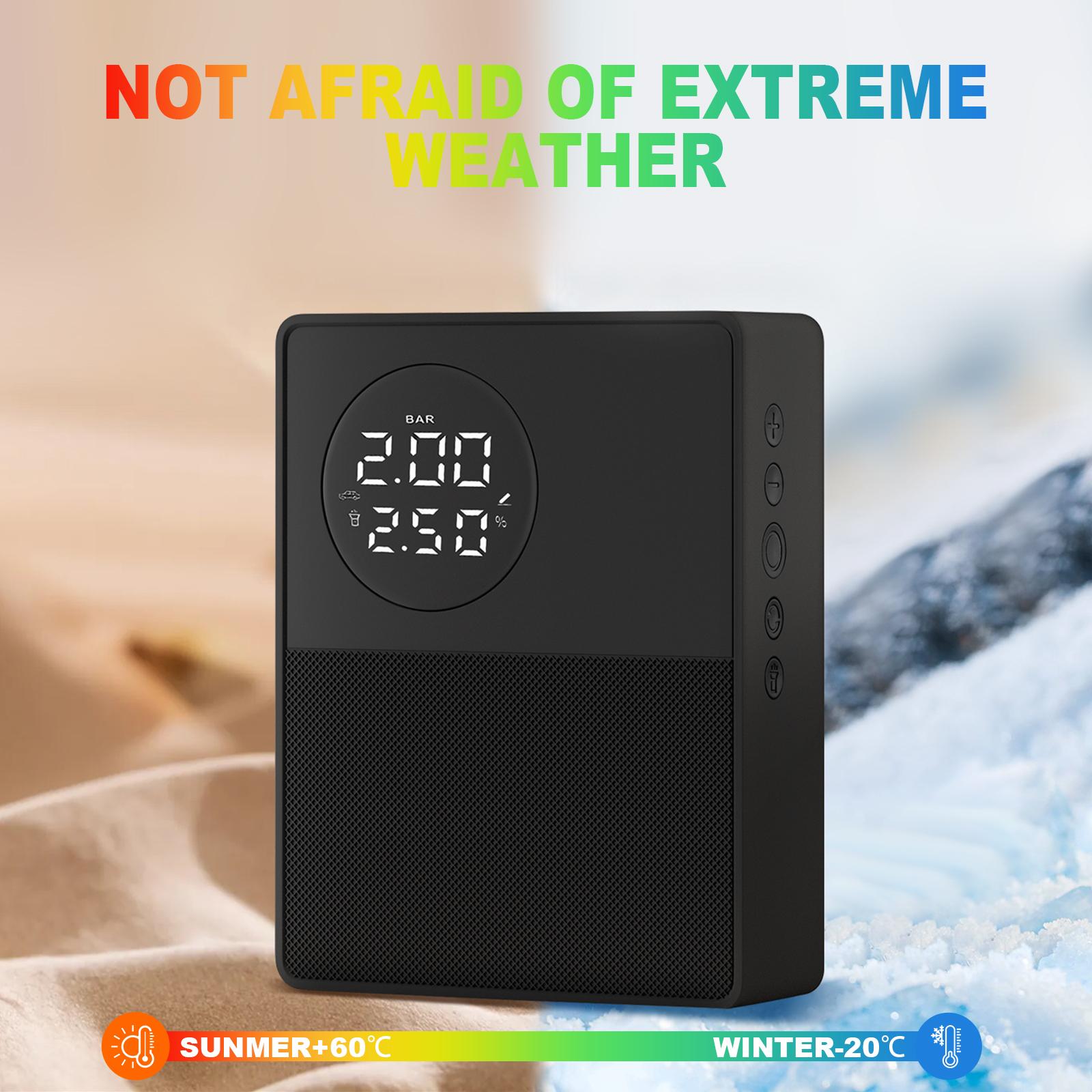 Car Emergency Starting Power Supply, Inflatable Pump, Emergency Lighter Battery, 3-in-1, Suitable For 12V8.5L Displacement Gasoline Vehicles, 12V5L Diesels Vehicles, New Energy Vehicles