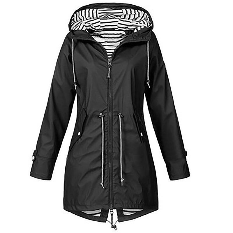 Zipper Women's Jacket 3-in-1 Outdoor Hooded Mountaineering Jacket - Image 6