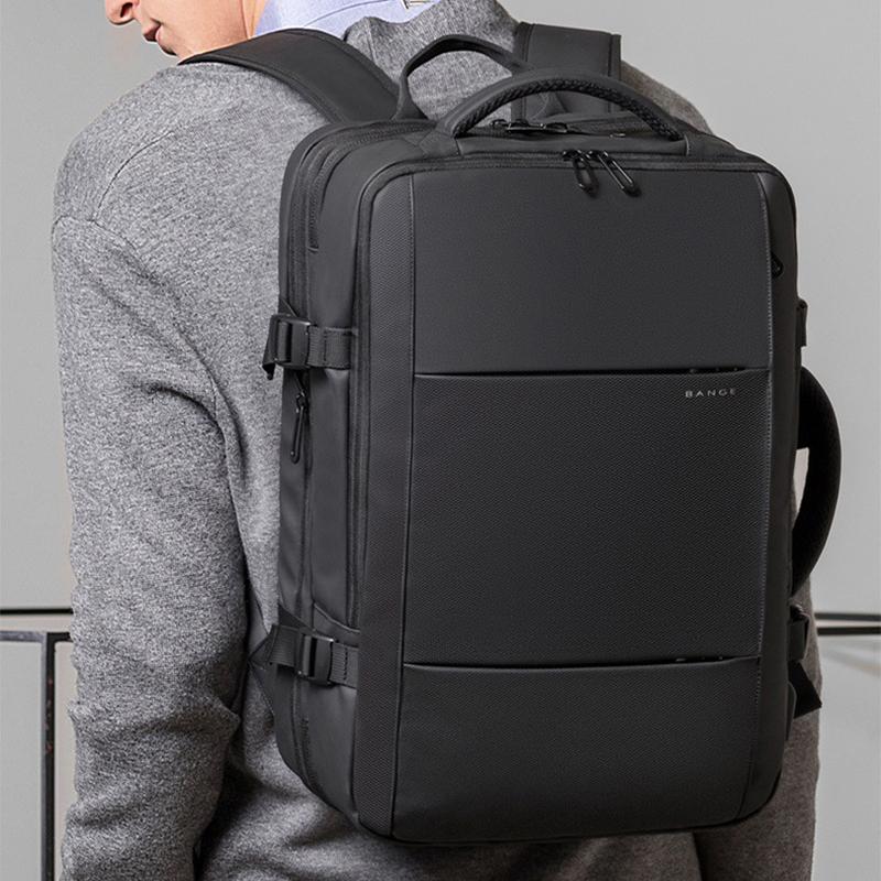 Foldable Large Capacity Business Backpack Men's Travel Bag Waterproof Backpack - Image 7