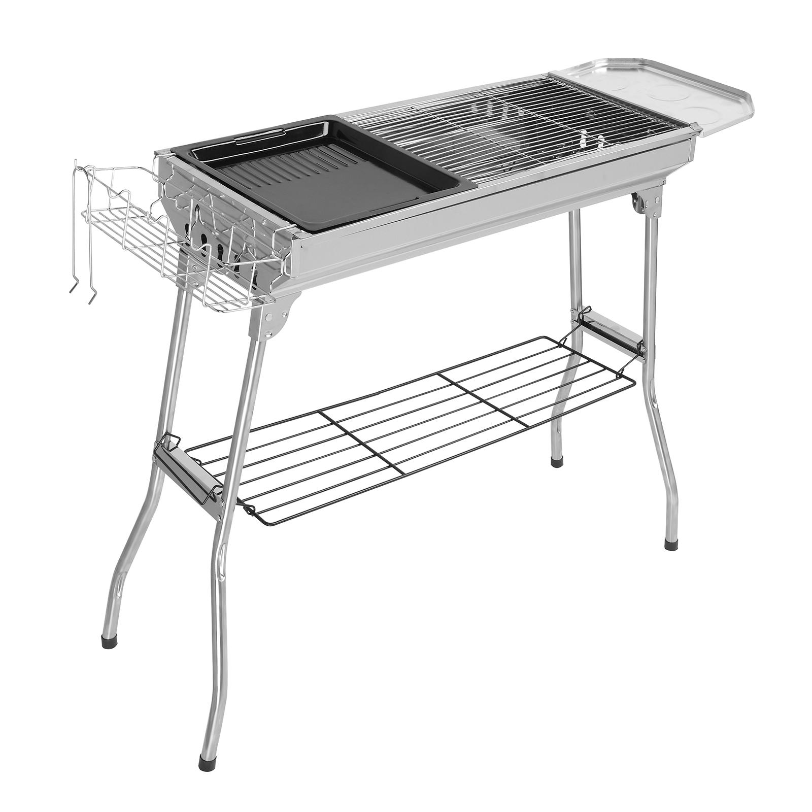 1 0 0x31x71cm Silver Stainless Steel Barbecue - Image 10