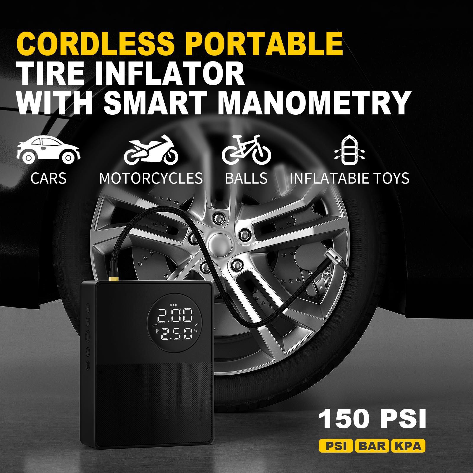 Car Emergency Starting Power Supply, Inflatable Pump, Emergency Lighter Battery, 3-in-1, Suitable For 12V8.5L Displacement Gasoline Vehicles, 12V5L Diesels Vehicles, New Energy Vehicles - Image 6