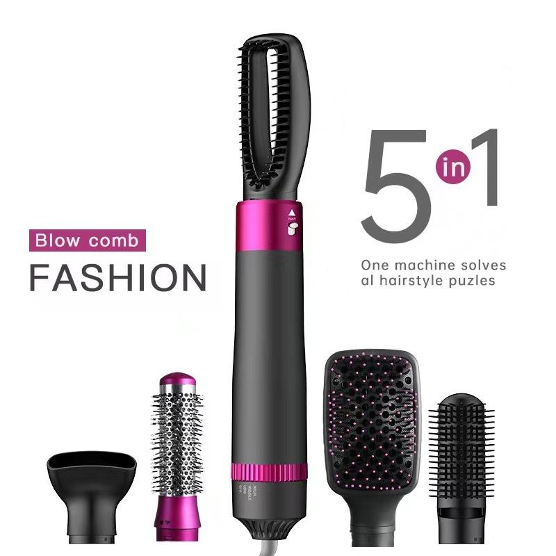 Professional 5 In 1 Hair Dryer Brush Dryer And Straightening Brush Electric Hair Styling Tool Automatic Hair Curler Beauty Supplies Gadgets - Image 2