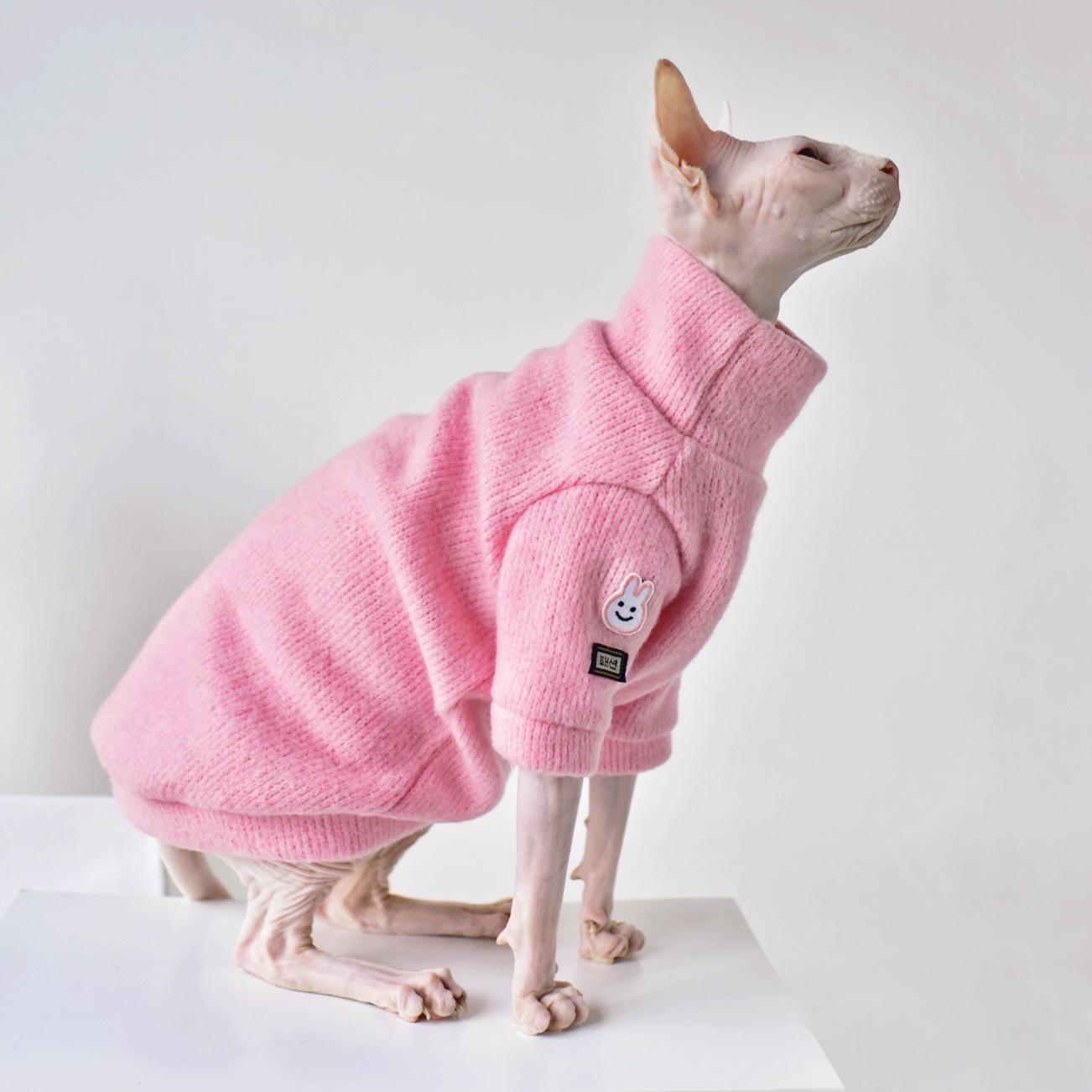 Thickened Warm Hairless Cat Coat In Winter - Image 4