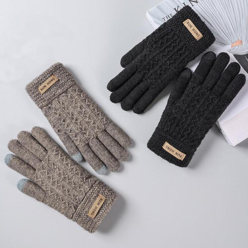 Men's Gloves Keep Fingers Warm In Winter - Image 8