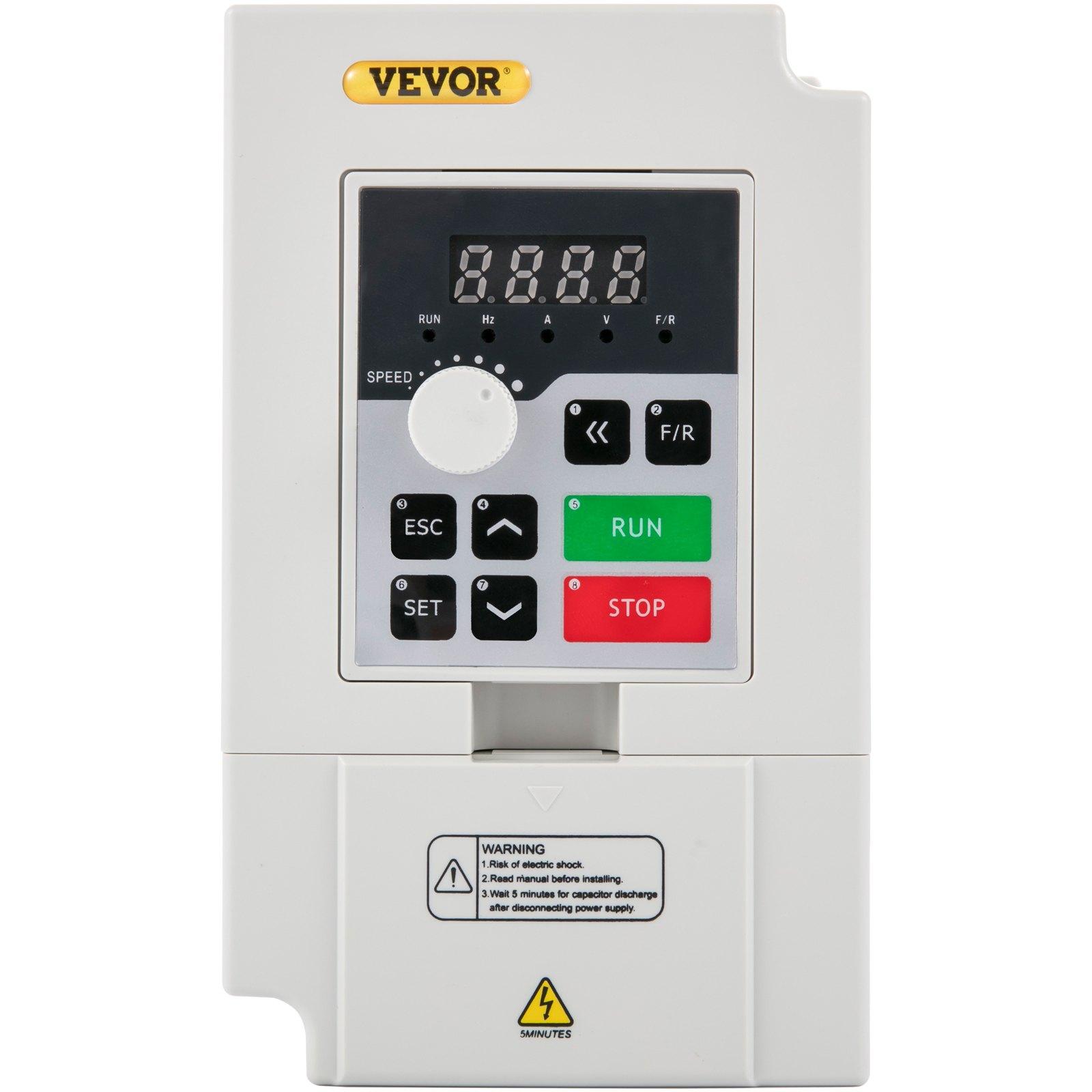 Variable Frequency Drive, AC 220V Input 3KW Variable Frequency CNC Drive Inverter Converter, VFD 4HP 1 Or 3 Phase Input, 3 Phase Output, CNC Motor Inverter Converter For Motor Speed Control - Image 2