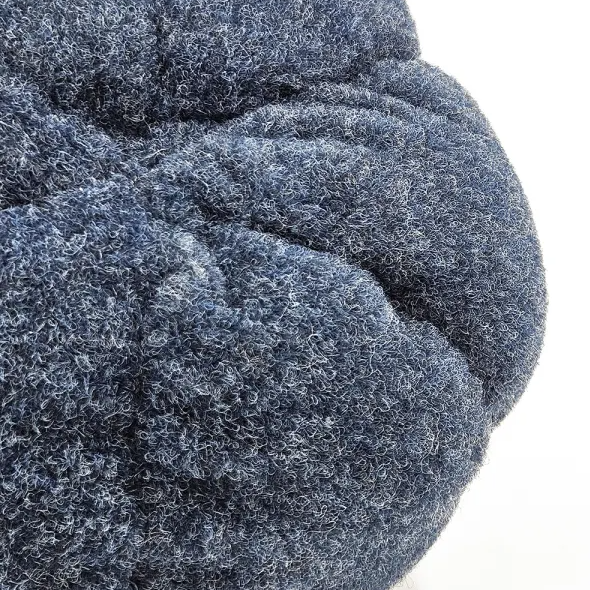 A Set Of 3 Deep Blue Pumpkin Decorations - Image 5