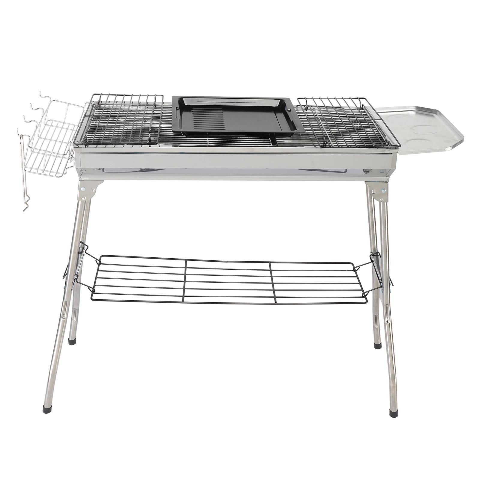 1 0 0x31x71cm Silver Stainless Steel Barbecue - Image 7