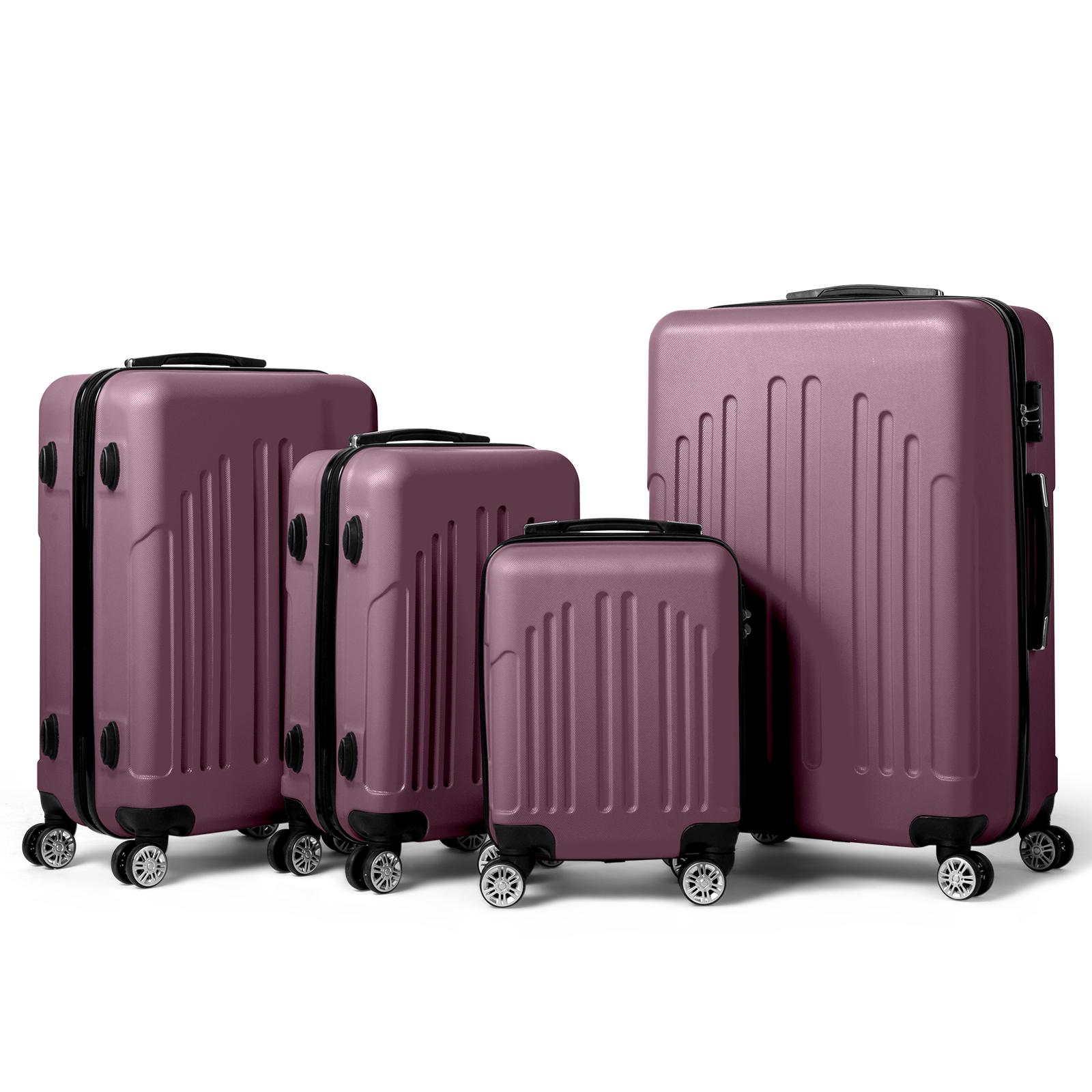 Vertical Striped Four In One Suitcase - Image 6