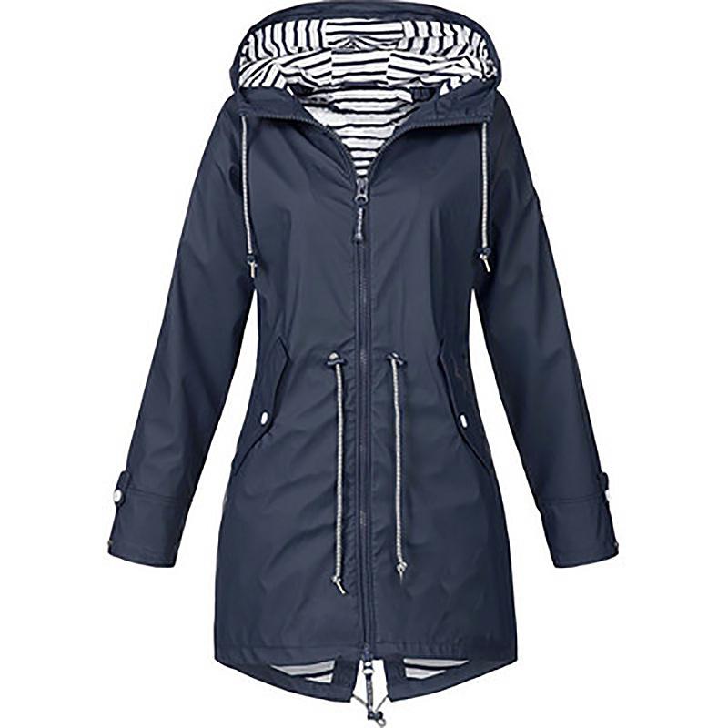 Zipper Women's Jacket 3-in-1 Outdoor Hooded Mountaineering Jacket - Image 3