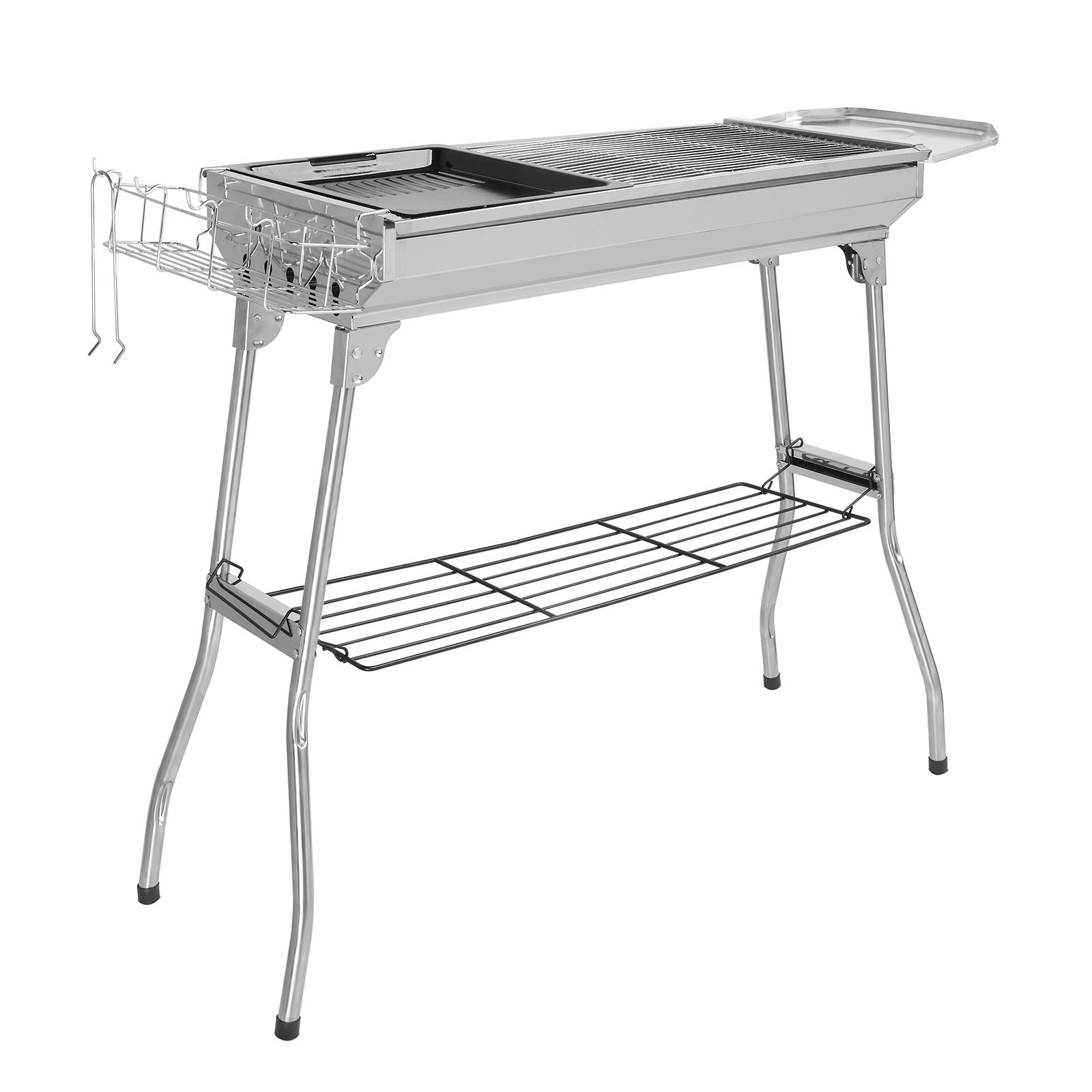 1 0 0x31x71cm Silver Stainless Steel Barbecue - Image 5