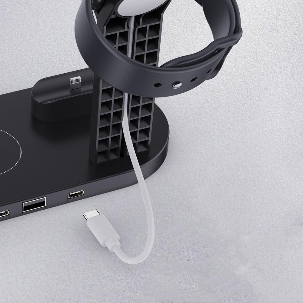 Plastic 3 In 1 Wireless Charger Stand Fast - Image 4