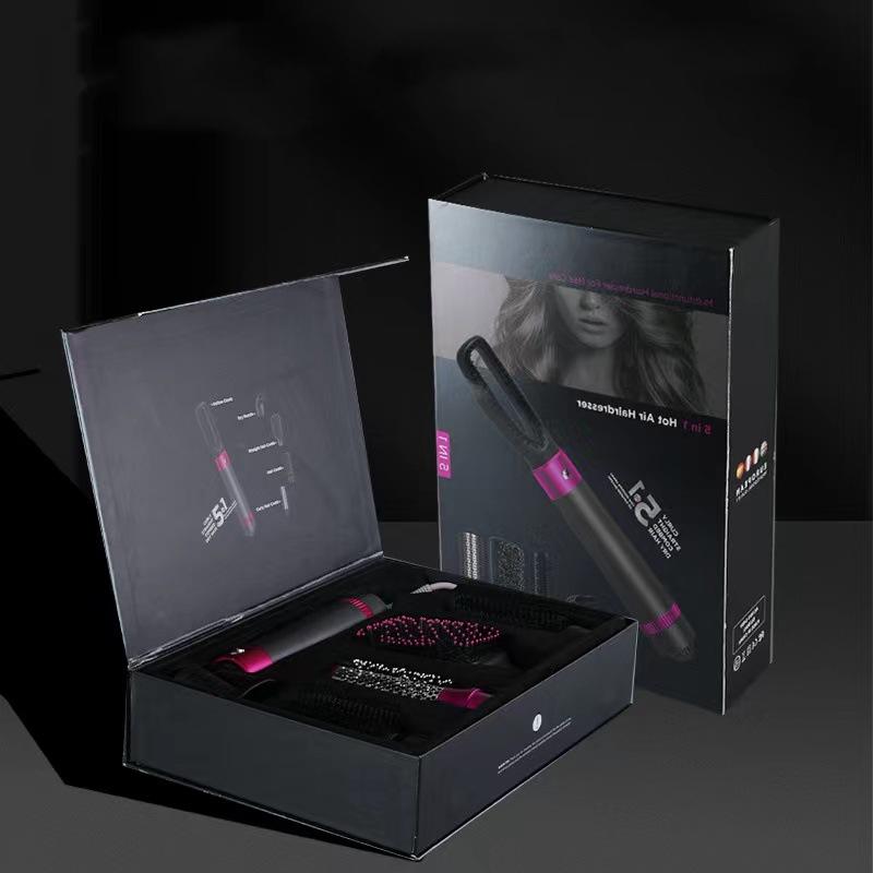 Professional 5 In 1 Hair Dryer Brush Dryer And Straightening Brush Electric Hair Styling Tool Automatic Hair Curler Beauty Supplies Gadgets - Image 8