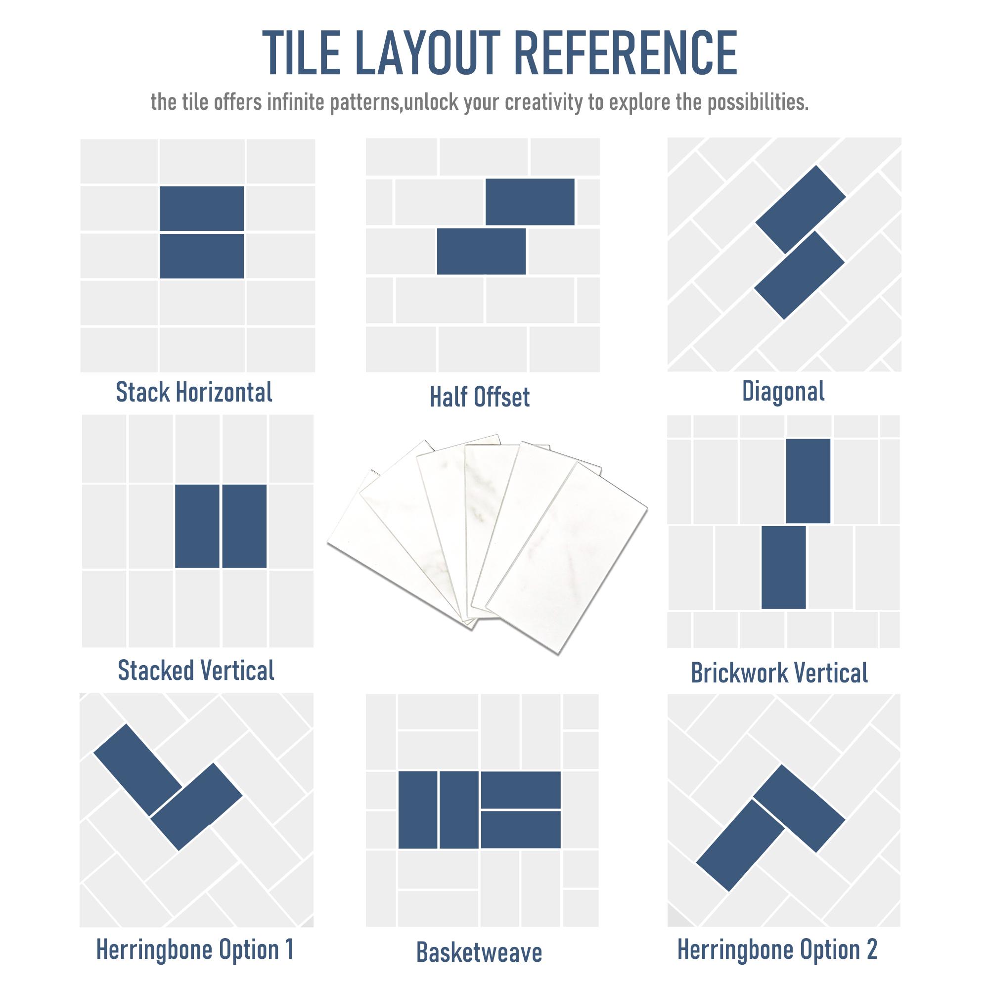 100 Tiles Peel And Stick Backsplash 3 In. X 5.9 In. X 0.12 In. PVC Subway Wall Tile, White ,12 Sq. Ft. Case---Prohibited From Being Sold On Wayfair And Amazon Platforms - Image 3