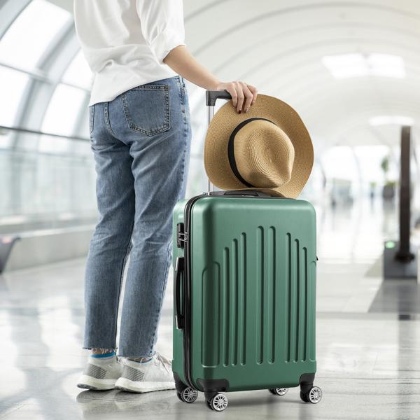 Vertical Stripe Four In One Suitcase - Image 3