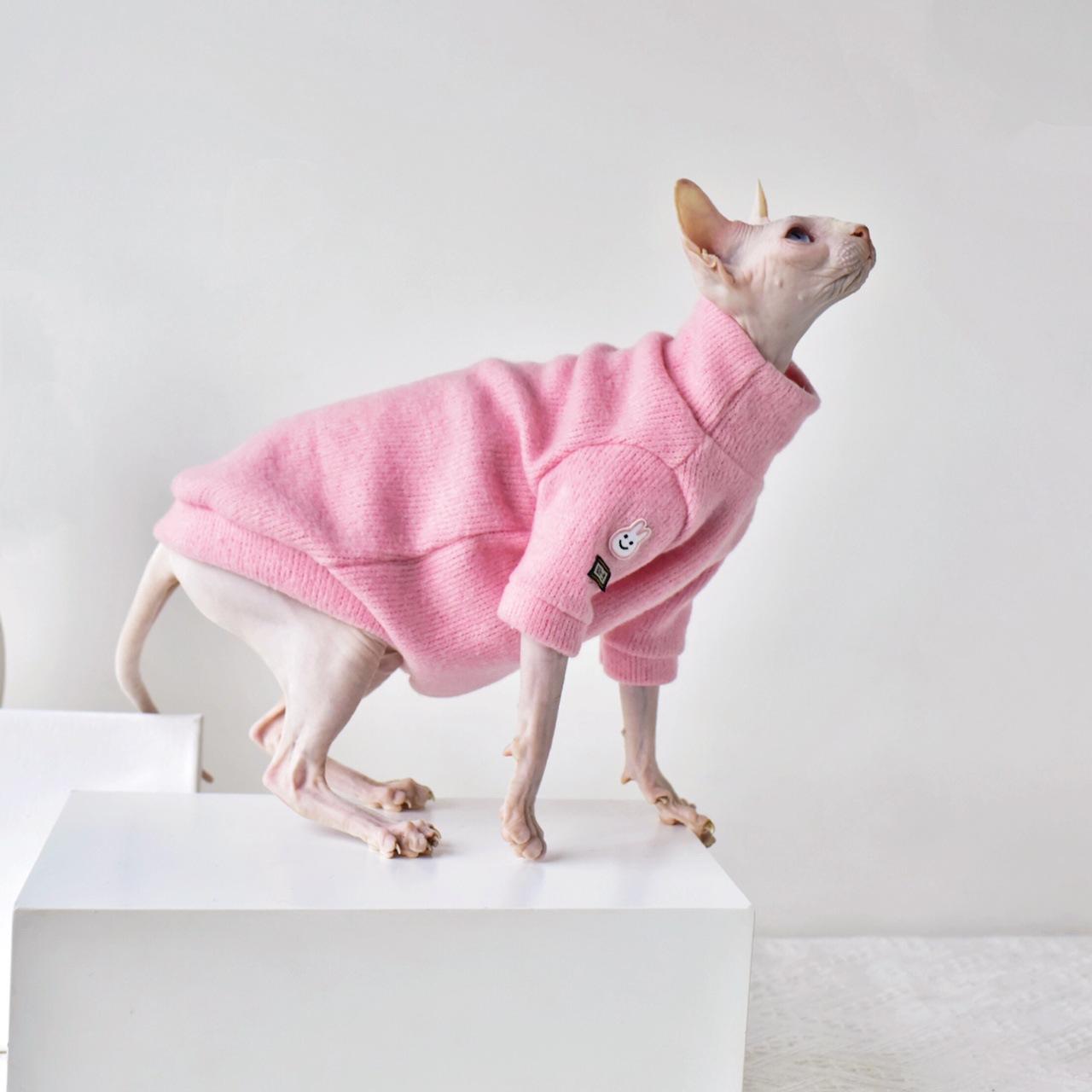 Thickened Warm Hairless Cat Coat In Winter - Image 3