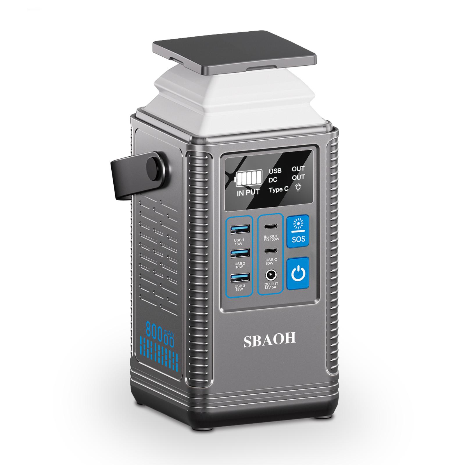 Power Station 296Wh Lithium Battery Mobile Power Supply 80000mAh Portable Rechargeable Battery Outdoor Energy Storage Power Supply - Image 3