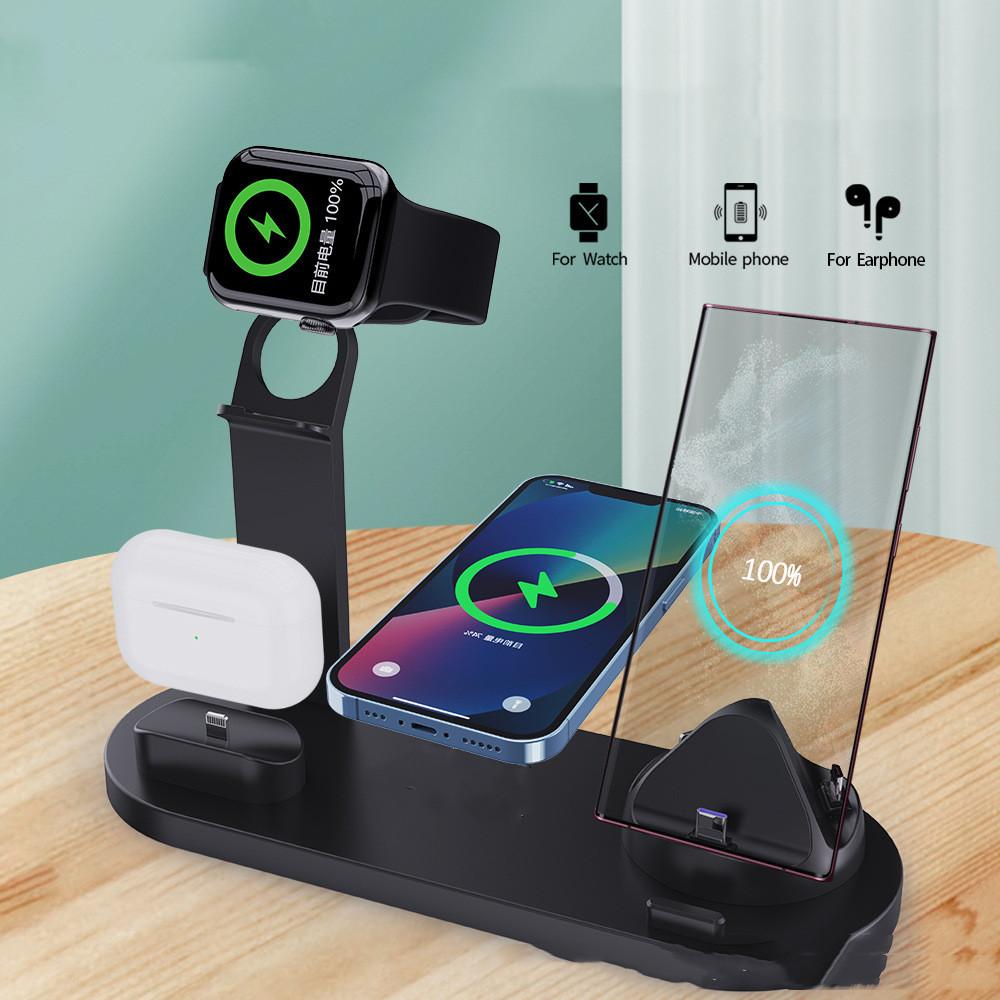 Plastic 3 In 1 Wireless Charger Stand Fast - Image 7