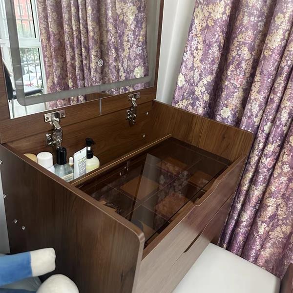 Walnut 3-in-1 Dressing Table - Image 4