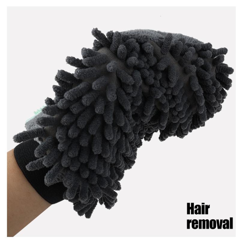 Pet Bathing Brush 2-in-1 Grooming Glove Elegant Dog Grooming Tool For Brushing, Massaging, And Drying Pet Grooming Kit For Dog Cat 2-Sided Bathing Brush Cleaning Massage Glove - Image 5