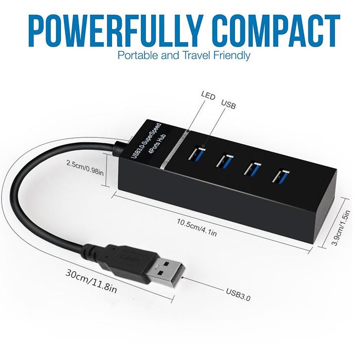 4 In 1 2.0 3.0 USB HUB Splitter High Speed Multi Splitter USB Adapter Expander Cable For Desktop PC Laptop Adapter USB HUB - Image 3