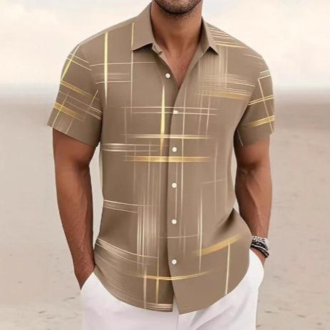 Men's Button Shirt Casual Fashion Outdoor Vacation - Image 4