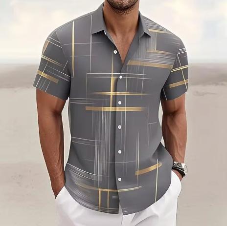 Men's Button Shirt Casual Fashion Outdoor Vacation - Image 7