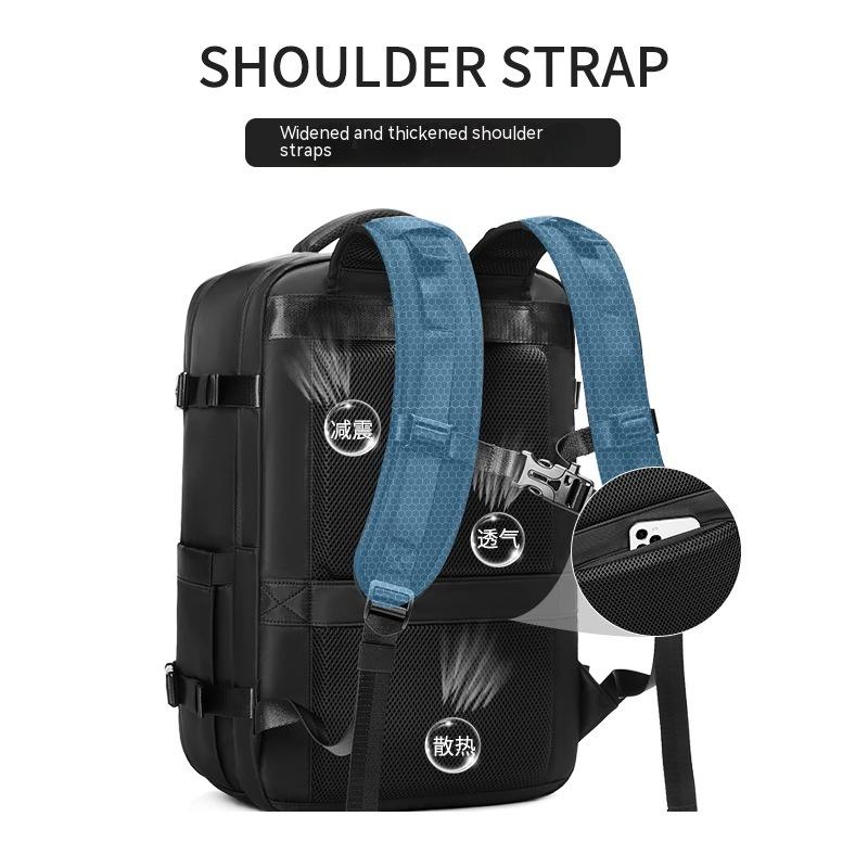 Nylon Travel Men's Large Capacity Lightweight Computer Backpack - Image 5