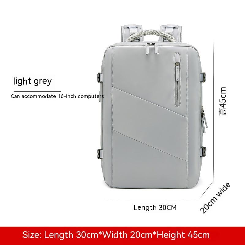 Nylon Travel Men's Large Capacity Lightweight Computer Backpack - Image 9