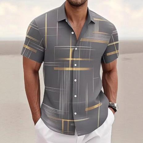 Men's Button Shirt Casual Fashion Outdoor Vacation - Image 3