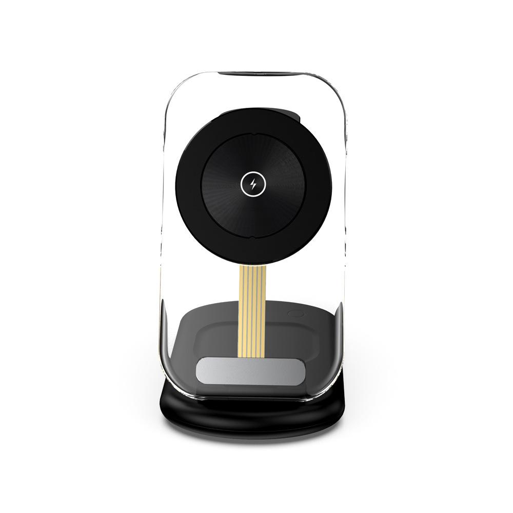 Transparent Folding Magnetic Three-in-one Wireless Charger - Image 3